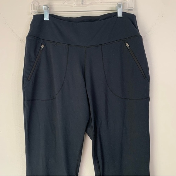 Title Nine Legging Pants Nylon Zip Pockets/Ankle Workout Sweat Pants Small - Picture 3 of 7